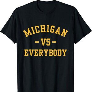 Michigan Vs Everybody T-Shirt Detroit Pride State Rivalry Graphic Tee 05